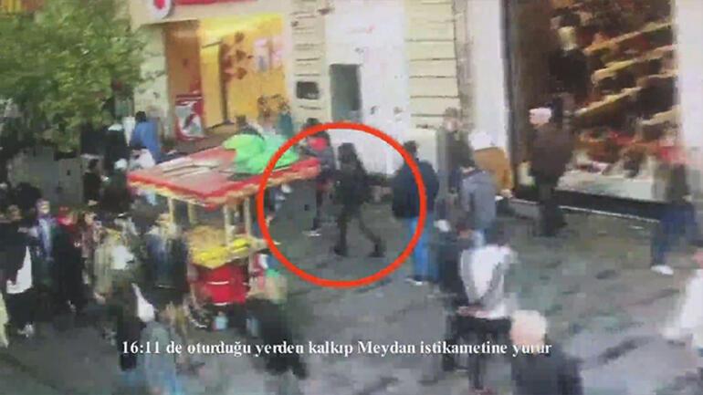 Alçak saldırıdan dakikalar önce... Taksim bombacısının yeni görüntüleri ortaya çıktı