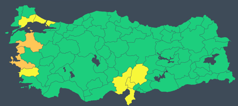 Son dakika... Meteorolojiden yeni hava durumu raporu İstanbul dahil çok sayıda kente sağanak uyarısı