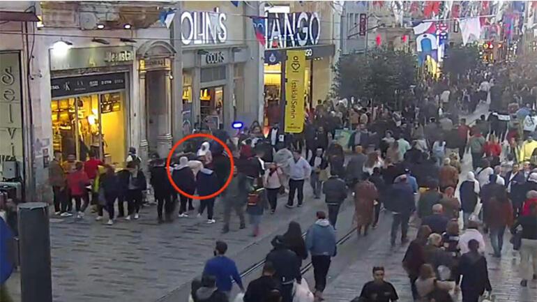 Alçak saldırıda yeni gelişme Terörist kadının İstiklal Caddesindeki en net keşif görüntüleri ortaya çıktı