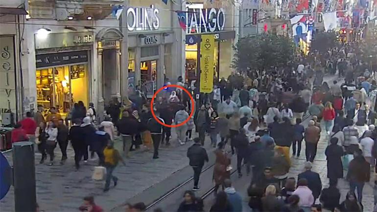 Alçak saldırıda yeni gelişme Terörist kadının İstiklal Caddesindeki en net keşif görüntüleri ortaya çıktı