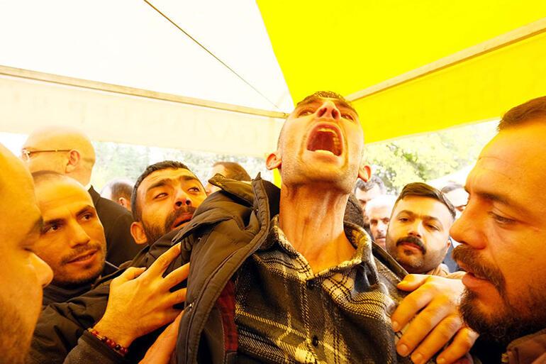 Hasan Karataş und Ayşenur Alkan, die beim Raketenangriff in Karkamış den Märtyrertod erlitten, wurden unter Tränen verabschiedet.