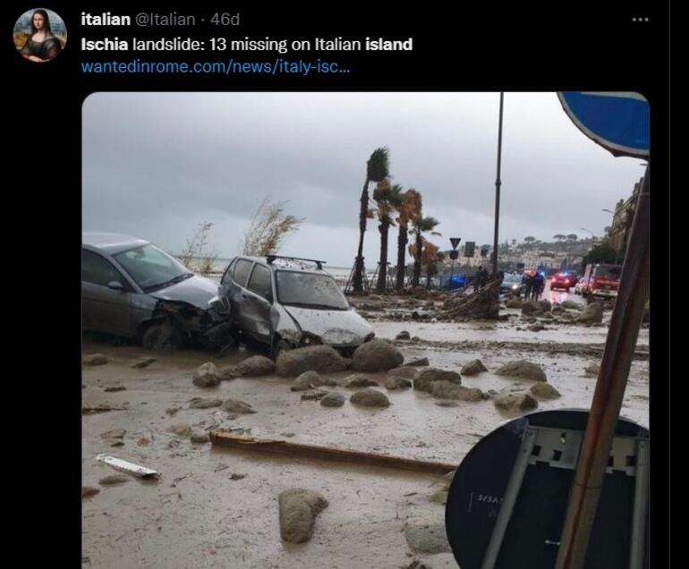 Son dakika: İtalyada heyelan: 8 kişi hayatını kaybetti