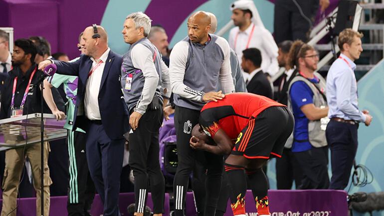 Romelu Lukakudan Hırvatistan-Belçika maçında şaşırtan performans Kaçan pozisyonlar, gözyaşları ve yumruk...