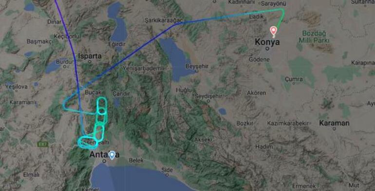 Antalya uçağında korku dolu anlar: 2 saat havada kaldı
