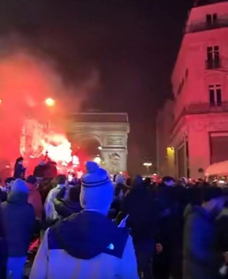 Fransa - Fas maçı sonrası Fransa sokakları karıştı 14 yaşında çocuk arabayla ezildi, çok sayıda gözaltı var