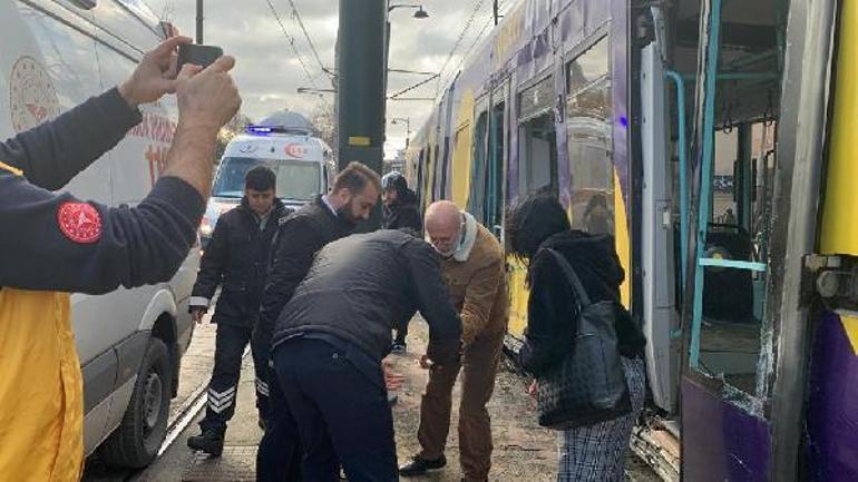 Son dakika... Kabataşta tramvay kazası: Yaralılar var