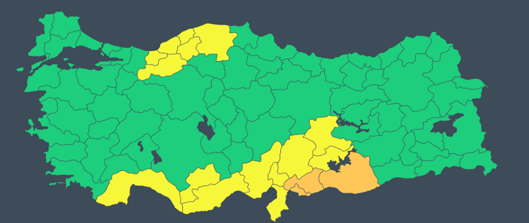 Son dakika... Meteorolojiden yeni hava durumu raporu 18 kente sarı ve turuncu uyarı: Fırtına, sağanak ve kar geliyor