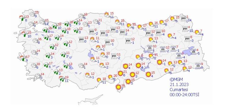 Son dakika hava durumu: Meteorolojiden 19 ile turuncu ve sarı kodlu uyarı Kuvvetli rüzgar bekleniyor