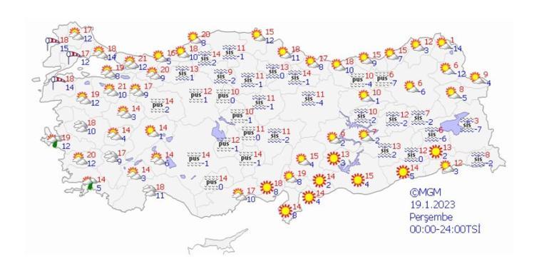 Son dakika hava durumu: Meteorolojiden 19 ile turuncu ve sarı kodlu uyarı Kuvvetli rüzgar bekleniyor