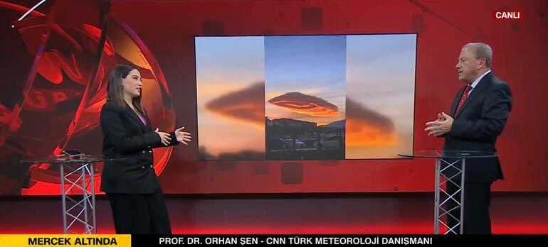 Son dakika... Bursa semalarında UFO görünümlü bulut... Prof. Dr. Şen sebebini açıkladı Yağışın habercisiymiş