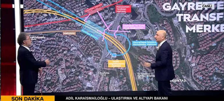 Bakan Adil Karaismailoğlu, Kağıthane-İstanbul Havalimanı metrosunun detayları CNN Türkte anlattı
