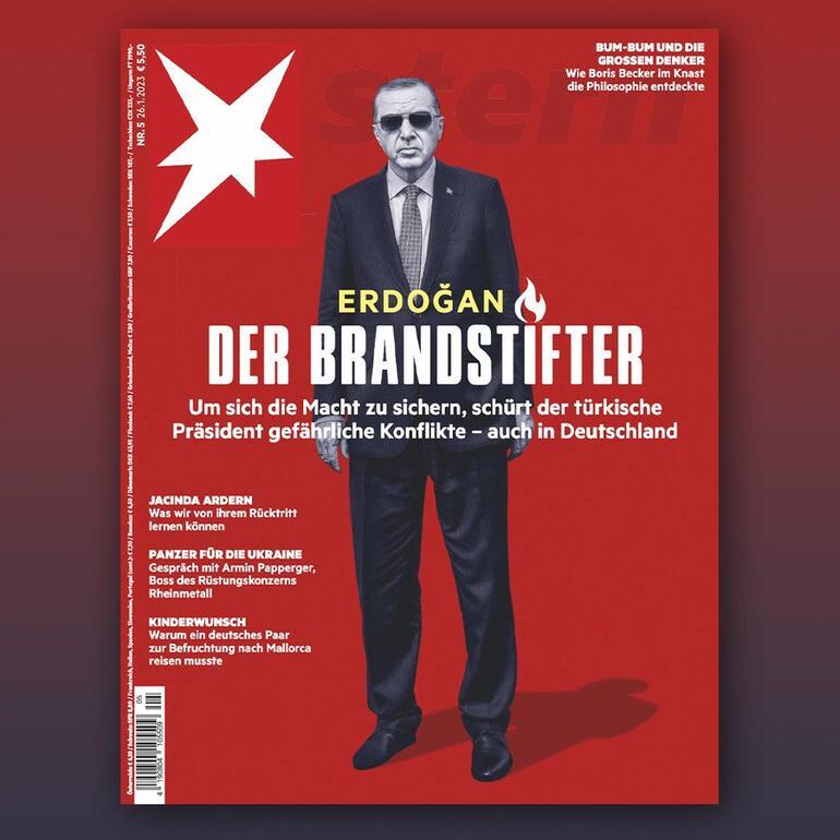 Alman Stern dergisinden skandal Erdoğan kapağı