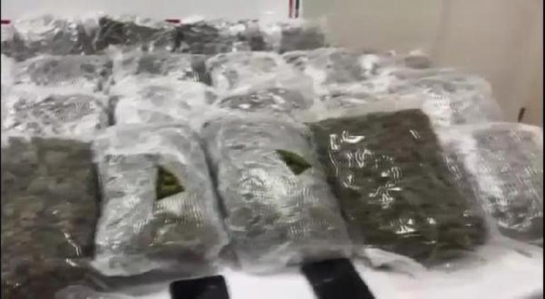 Jandarmadan uyuşturucu operasyonu: 69 kilogram ele geçirildi