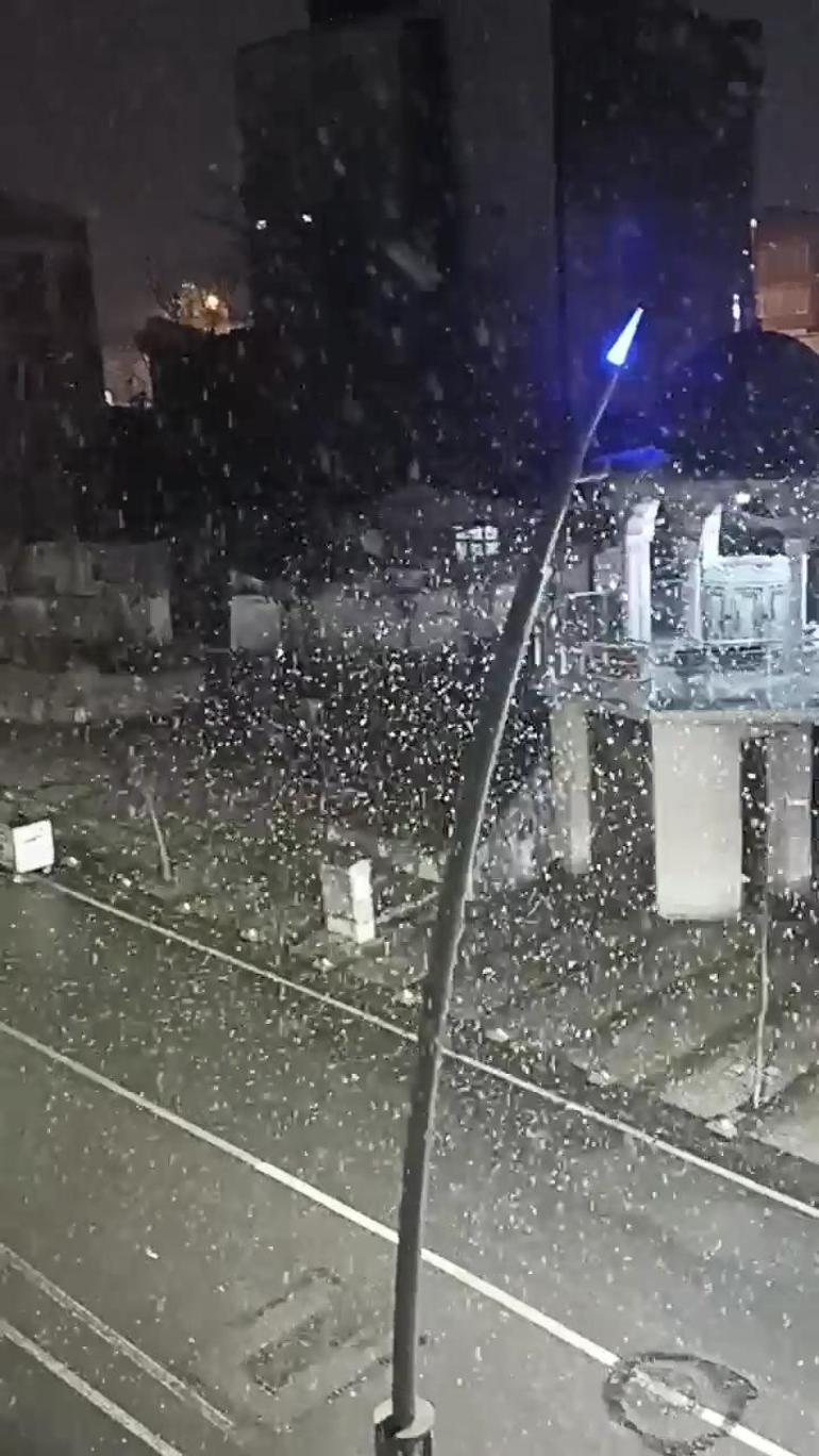 Son dakika: İstanbulda kar yağışı başladı