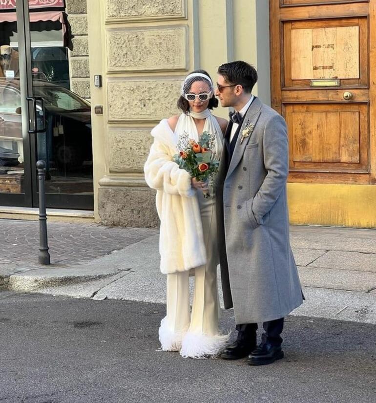 Milanoda sürpriz nikah... Ünlü oyuncu Bora Akkaş evlendi