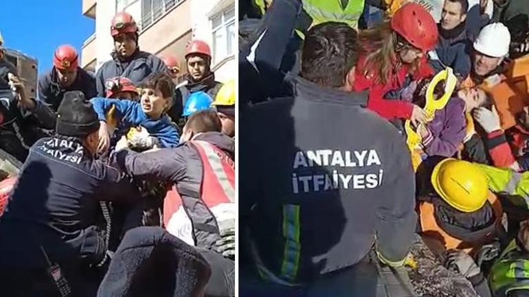 Umut dolu bekleyiş ve sevinç gözyaşları: Enkazdan mucize kurtuluşlar 100. saatte enkazdan çıkarıldılar