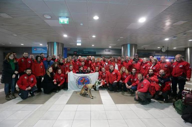 Greek team returned to their country with applause