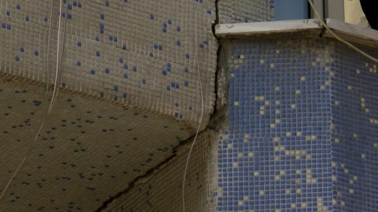 Esenlerde inşaat çalışmasında hasar oluşan binalar mühürlendi