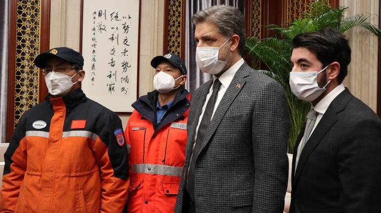 Turkish ambassador welcomed Chinese rescuers in Beijing