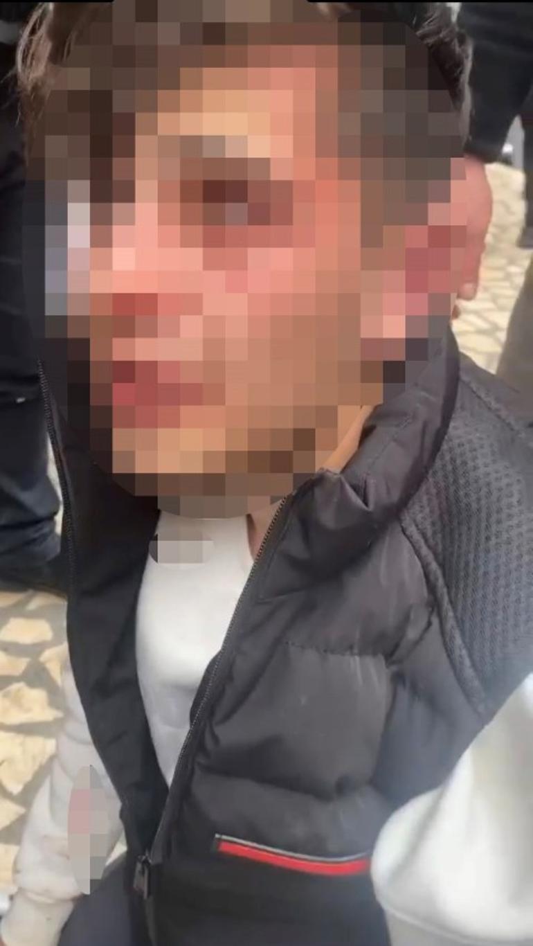 Önce dayak attılar, sonra itiraf ettirdiler Şişlide torbacıya darp kamerada