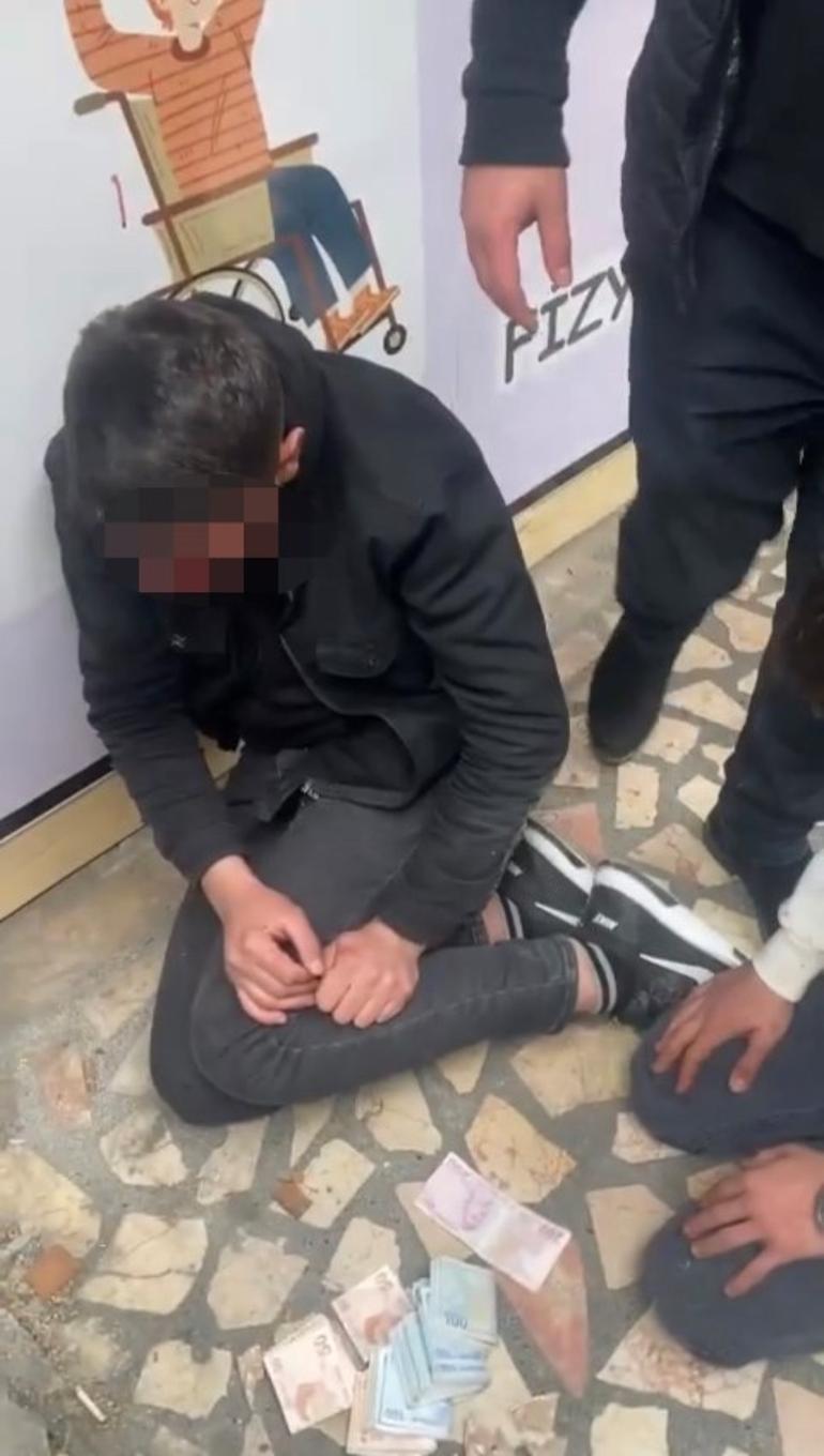 Önce dayak attılar, sonra itiraf ettirdiler Şişlide torbacıya darp kamerada