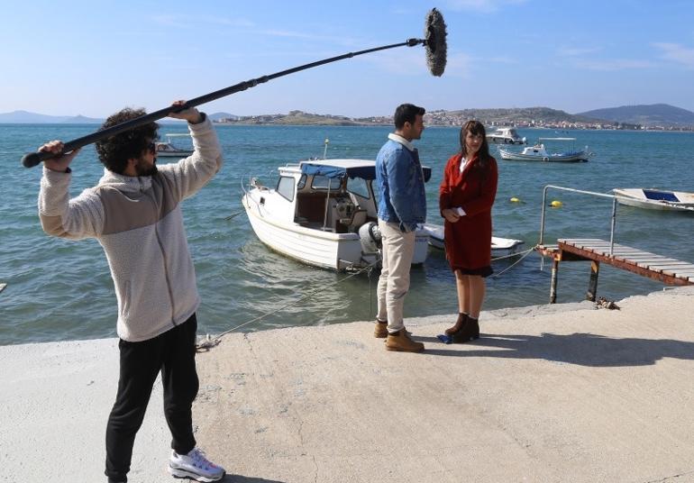 Üç Kız Kardeş setinden eğlenceli kareler…