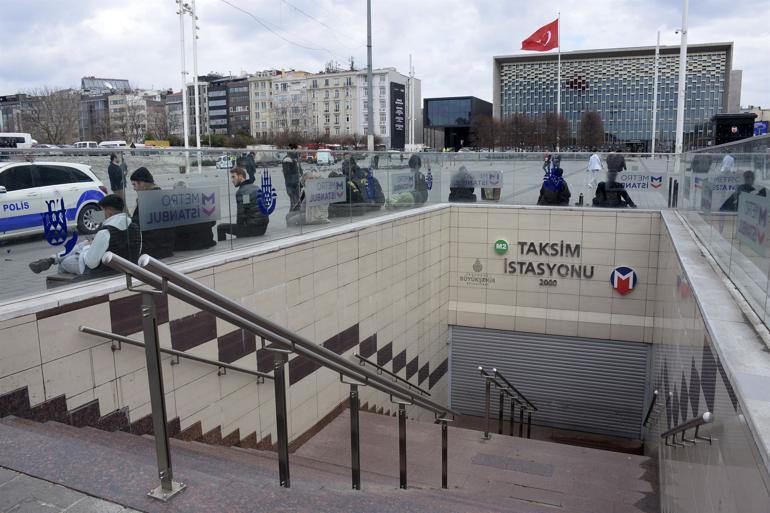 Beyoğlu Taksimde 8 Mart önlemleri