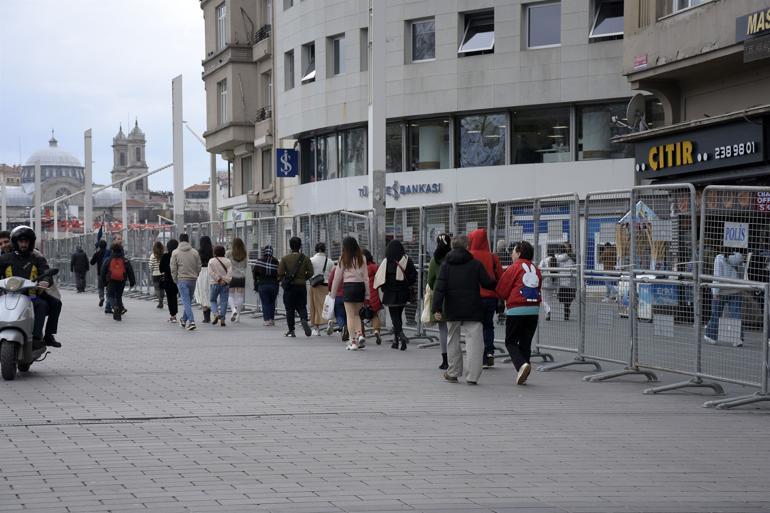 Beyoğlu Taksimde 8 Mart önlemleri