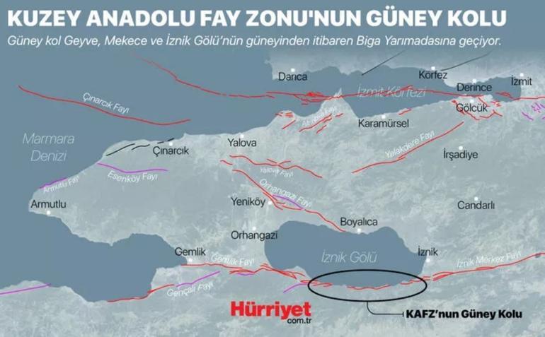 Bursadaki deprem hatırlattı ‘Marmaranın güneyinde Ege’ye doğru uzanan çok sayıda fay bulunuyor’
