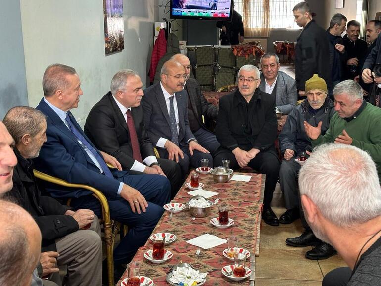 Cumhurbaşkanı Erdoğandan esnaf ziyareti