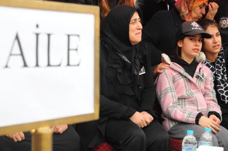 Kocaelide kalp krizinden hayatını kaybeden polis memuru için tören