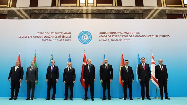 Türk Devletleri Teşkilatı Zirvesi... Cumhurbaşkanı Erdoğan: Afetlerle mücadelede iş birliğini artırmalıyız