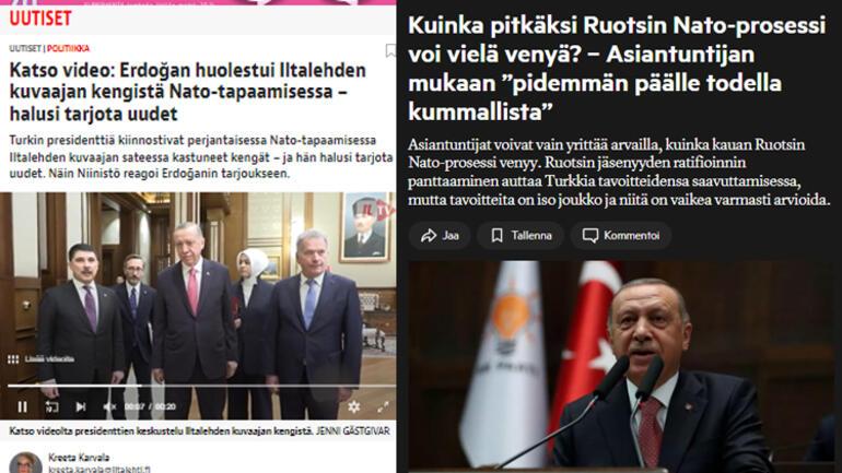 İsveç ve Finlandiya Erdoğanın sözlerini konuşuyor Bir ülkede sevinç diğerinde pişmanlık dikkat çekiyor...