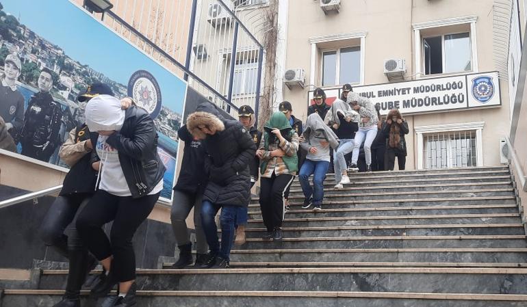 İstanbulda fuhuş operasyonu: 11 gözaltı