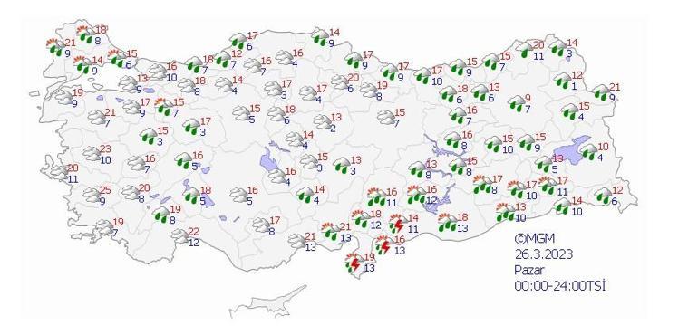 Meteorolojiden afet bölgesi için sel uyarısı geldi İşte bugünün hava durumu raporu