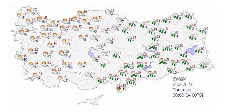 Meteorolojiden afet bölgesi için sel uyarısı geldi İşte bugünün hava durumu raporu