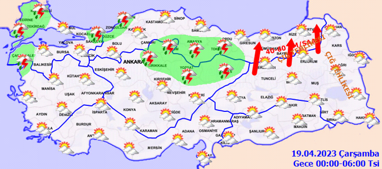Son dakika hava durumu tahminleri: Bugün (19 Nisan) hava nasıl olacak, İstanbula yağmur yağacak mı Meteorolojiden kuvvetli yağış uyarısı