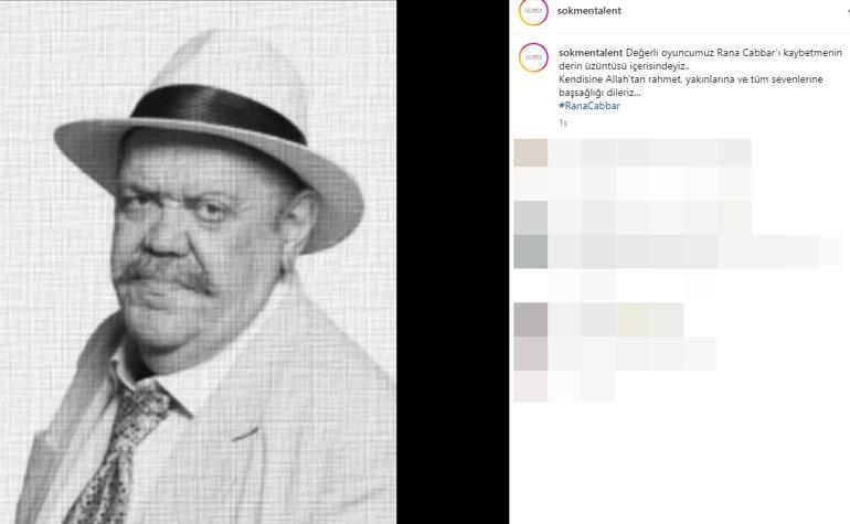 Usta oyuncu Rana Cabbar hayatını kaybetti!