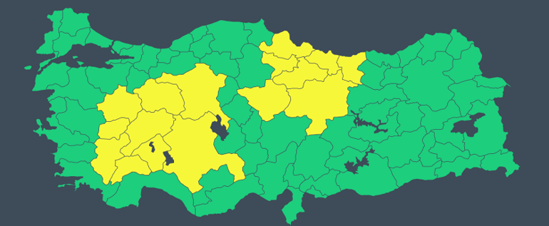 Son dakika... Meteorolojiden yeni hava durumu raporu: 16 kentte kuvvetli sağanak alarmı