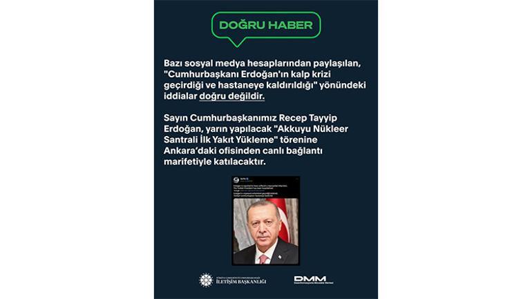 Cumhurbaşkanı Yardımcısı Fuat Oktay: Cumhurbaşkanımızın sağlık durumu çok iyi