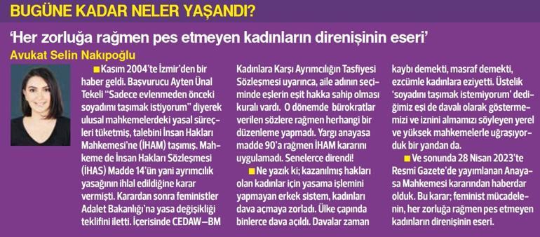 Evlenen kadınlar artık sadece kendi soyadını kullanabilecek ‘Mücadele geç de olsa kazandırır’