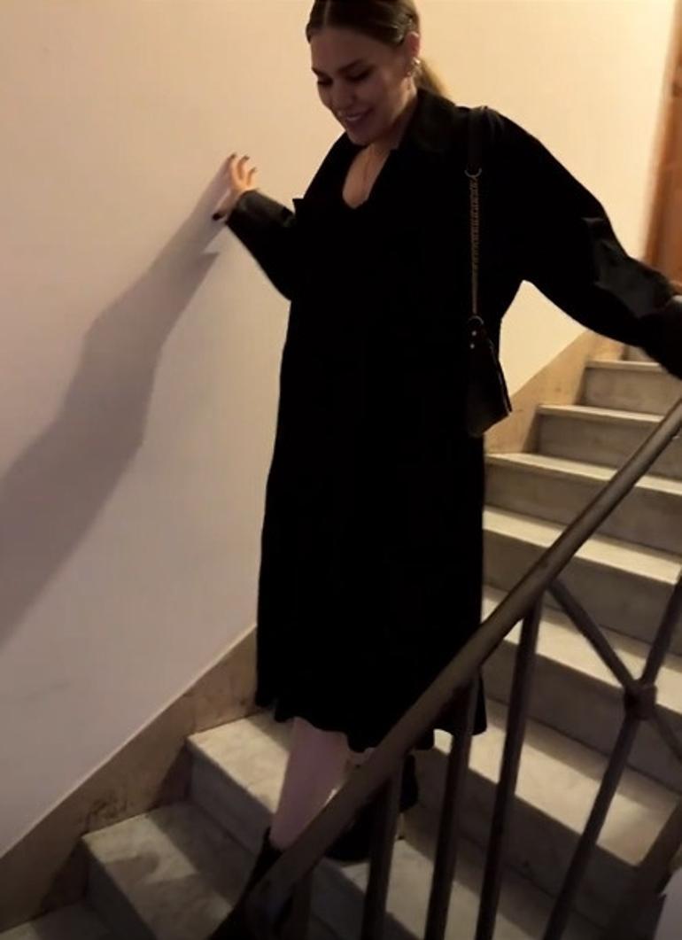Aslı Enver kural bozdu... Bebek göründü