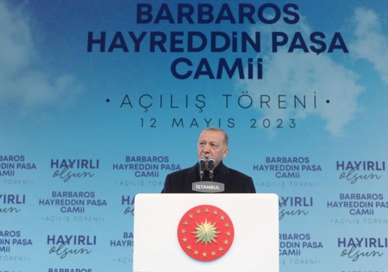 Barbaros Hayreddin Paşa Camii açıldı... Erdoğan: 20 bin kişi aynı anda ibadet edebilecek