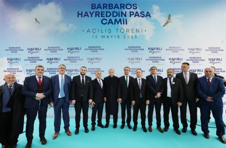 Barbaros Hayreddin Paşa Camii açıldı... Erdoğan: 20 bin kişi aynı anda ibadet edebilecek