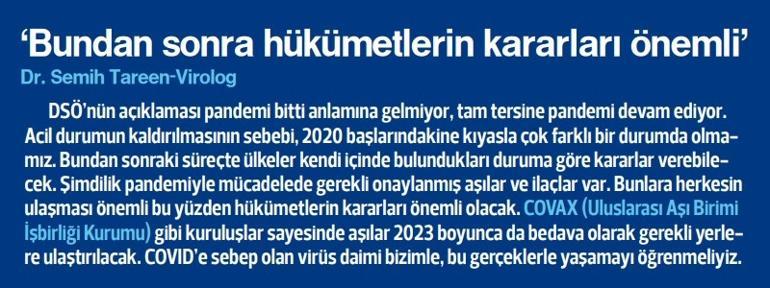 Dünya Sağlık Örgütü ‘küresel acil durum’ uyarısını sona erdirdi ama uzmanlar temkinli... ‘Aynı deprem gibi  en geç 5-10 yıl içinde  yeni bir pandemi bekleniyor’