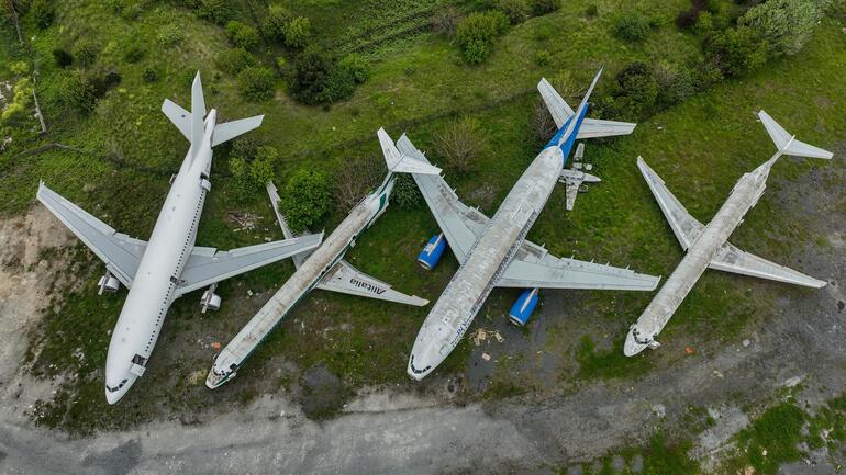İstanbul’un hayalet uçakları… Yeni sahiplerini bekliyor