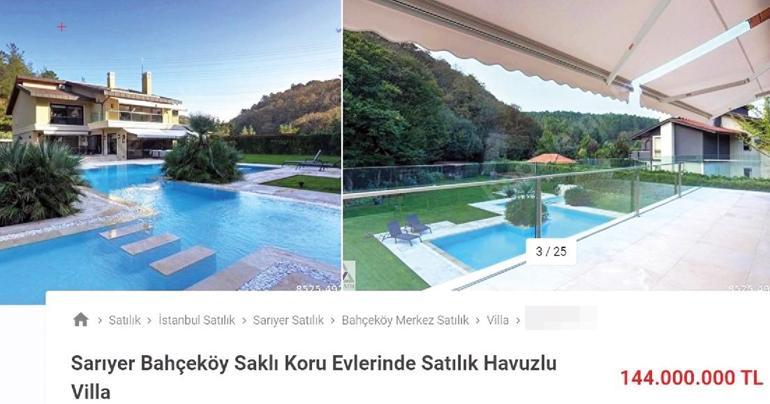 Ajda Pekkandan satılık 6 oda 2 salon 144 milyon TL...