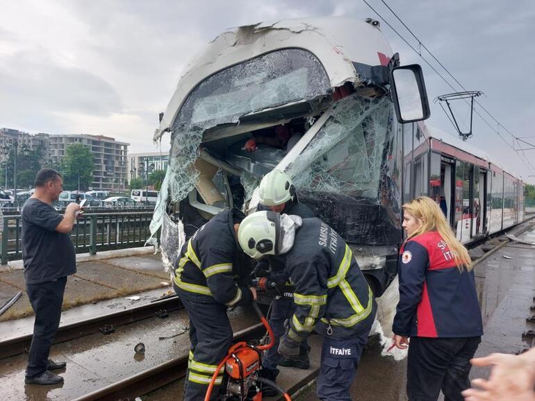 Samsunda tramvay kazası: 1i ağır 10 yaralı
