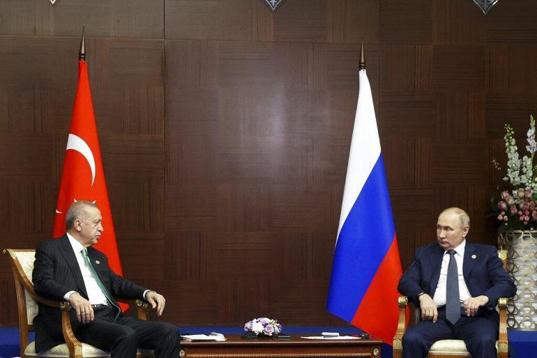 Son dakika Cumhurbaşkanı Erdoğan Rusya Devlet Başkanı Putin ile görüştü