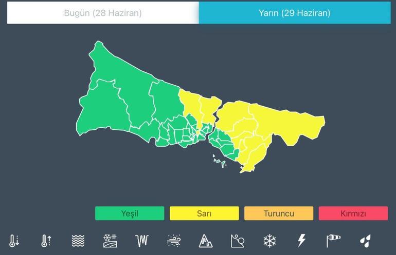 İstanbul Valiliğinden kuvvetli yağış uyarısı